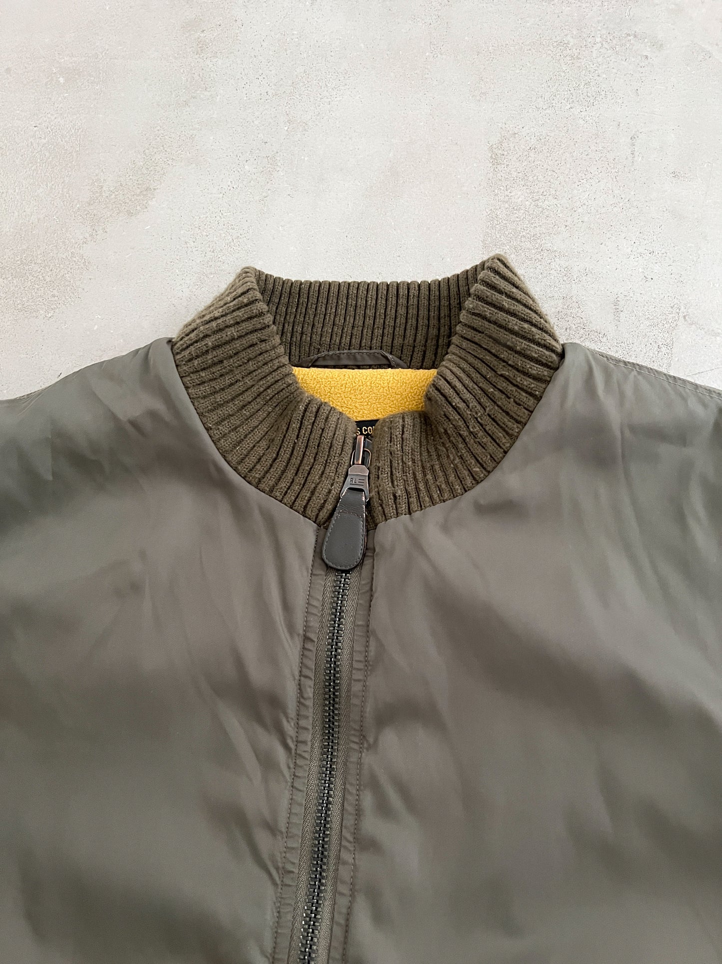 KHAKI RALPH LAUREN JACKET - 2000S - L