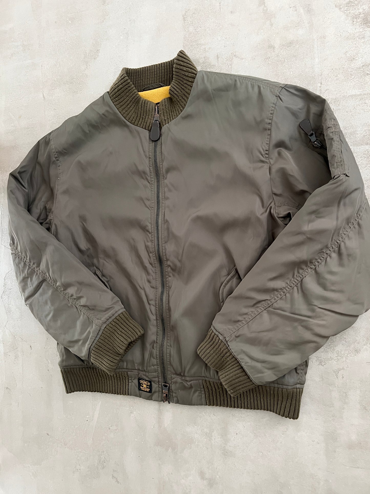 KHAKI RALPH LAUREN JACKET - 2000S - L