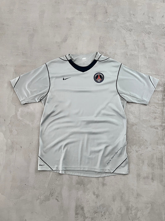 GREY PSG NIKE JERSEY - 2000S - L