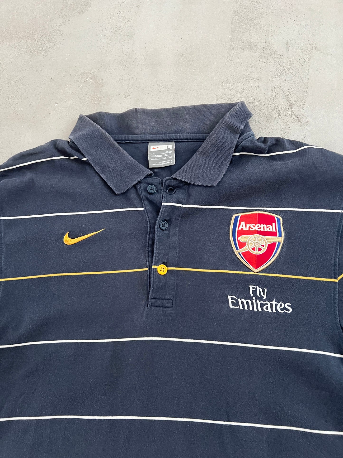 NAVY ARSENAL NIKE POLO - 2000S - M/L