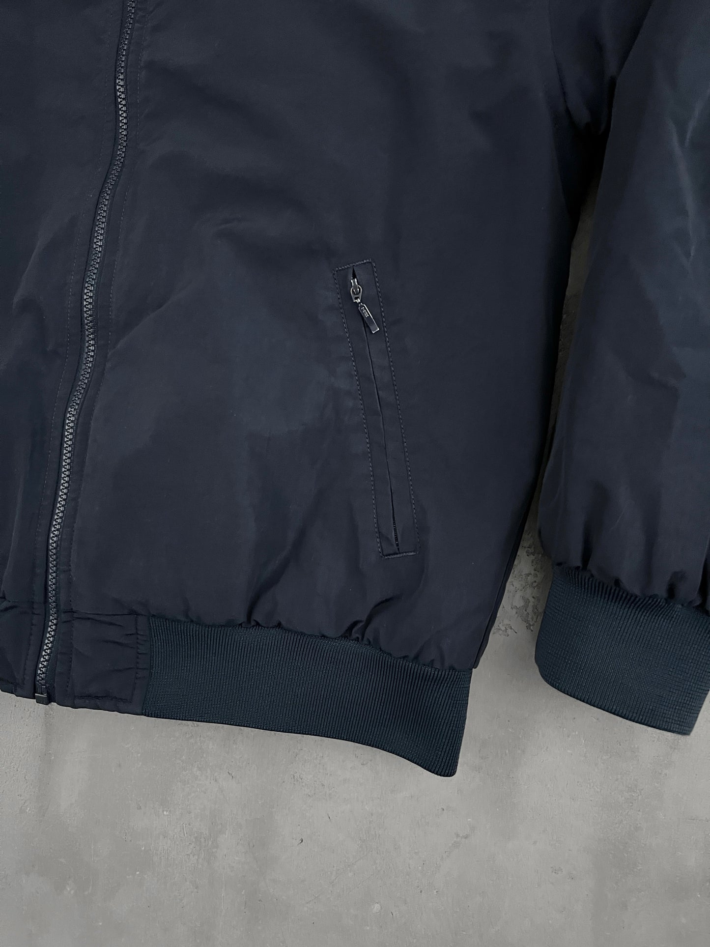 NAVY NIKE JACKET - 1990S - M