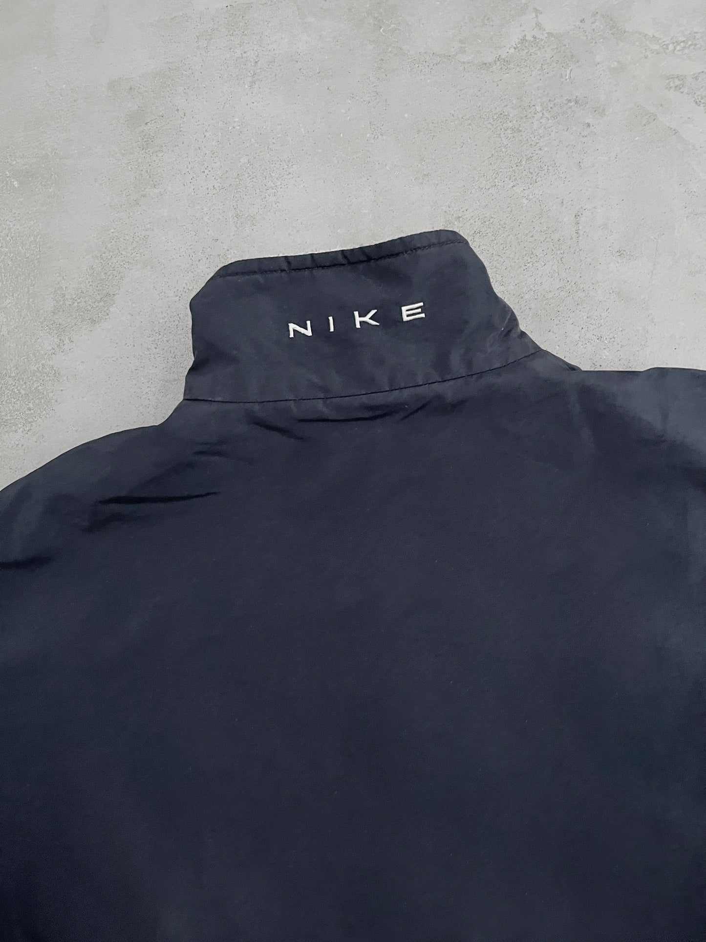 NAVY NIKE JACKET - 1990S - M