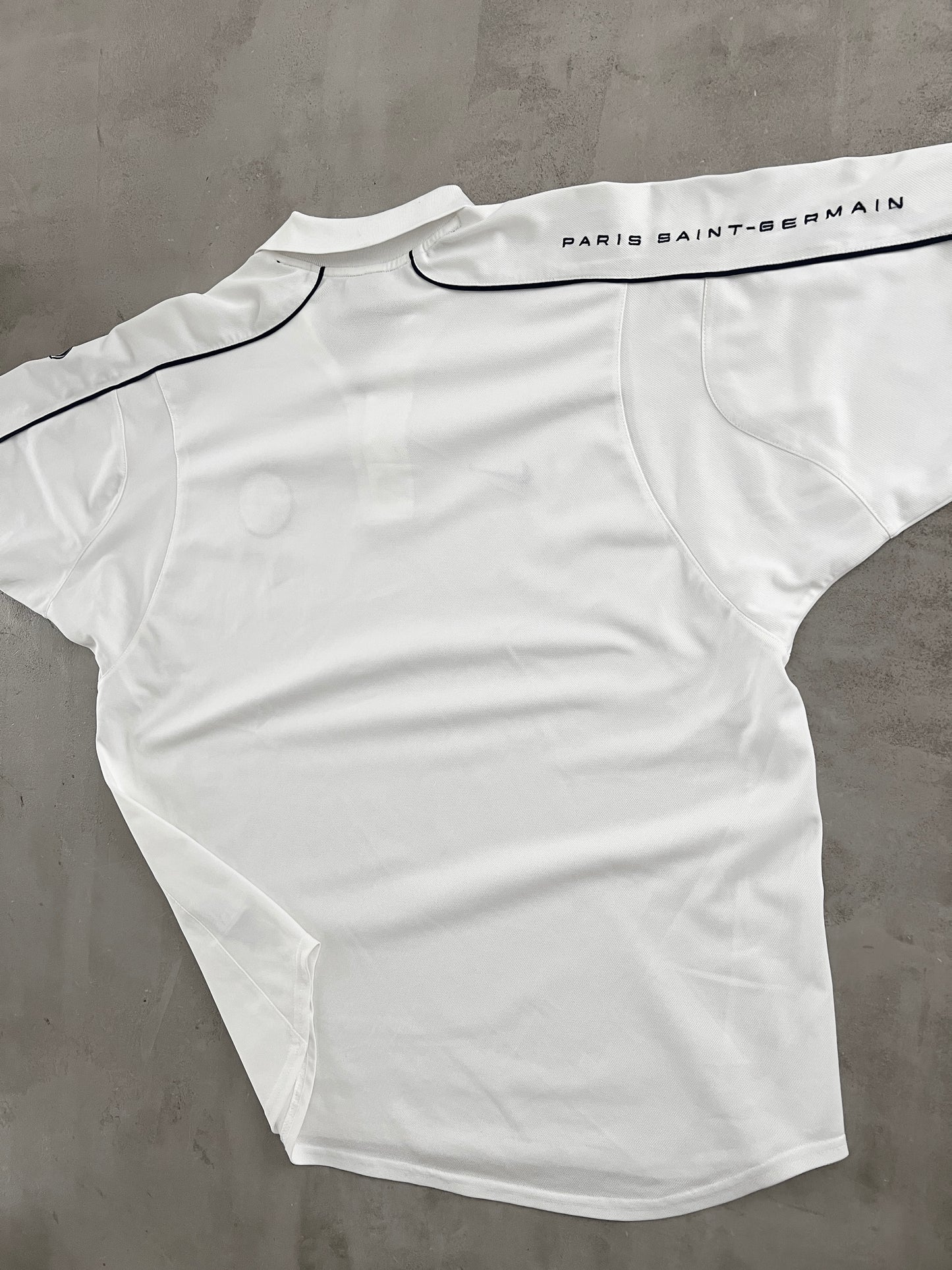 WHITE PSG NIKE POLO - 2000S - XL