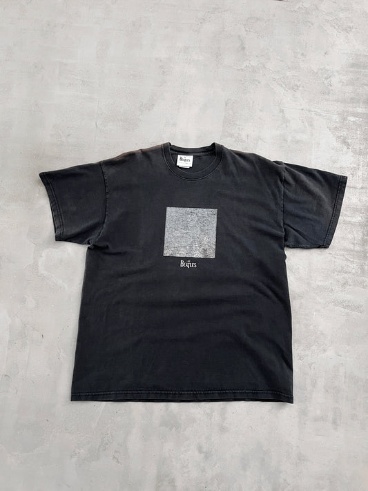 FADED BLACK THE BEATLES TEE - 2000S - L