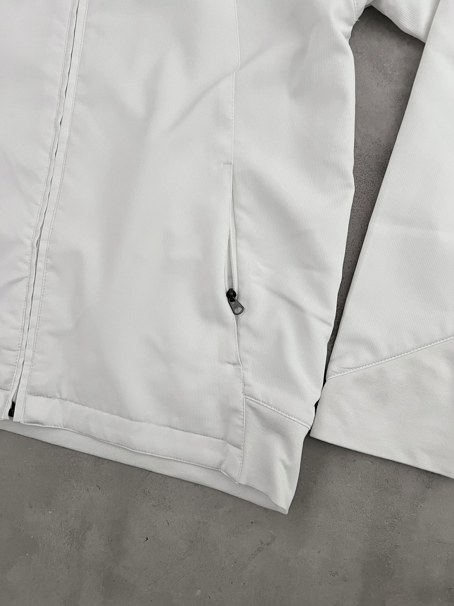 WHITE PSG NIKE TRACK JACKET - 2000S - M