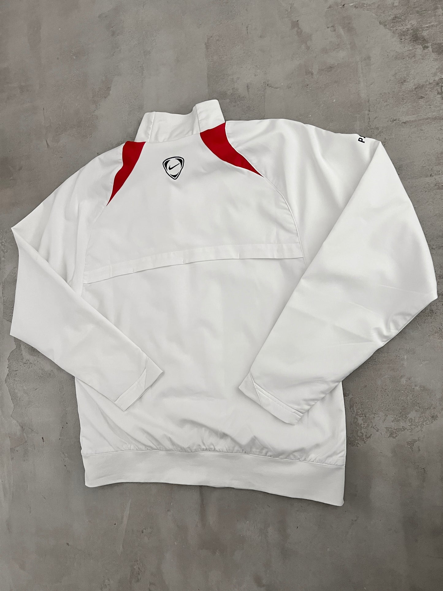 WHITE PSG NIKE TRACK JACKET - 2000S - M