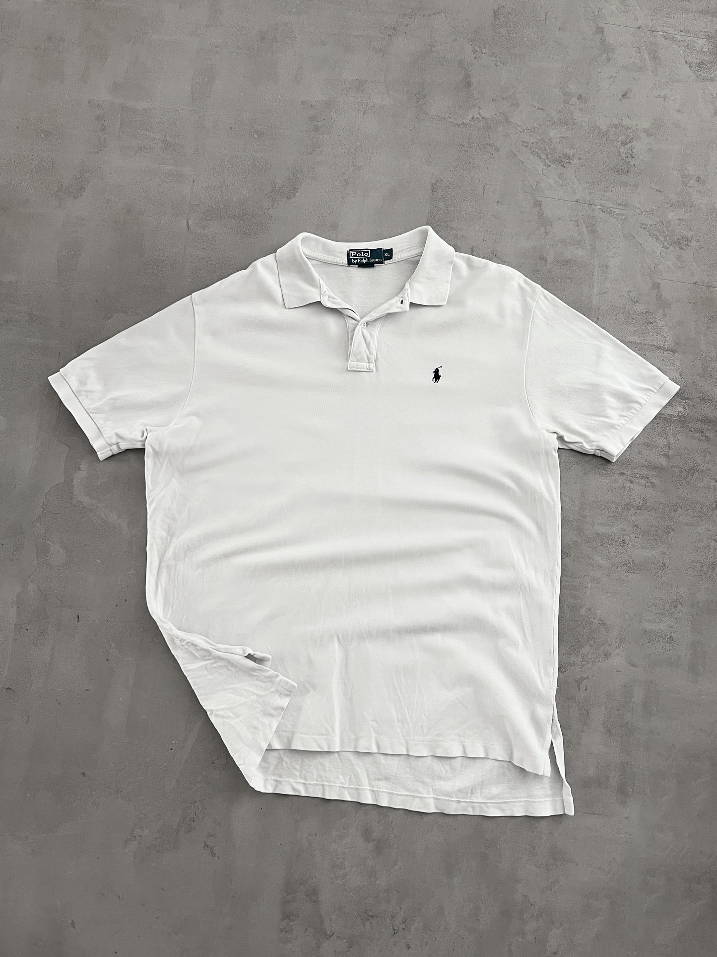 WHITE RALPH LAUREN POLO - 2000S - XL