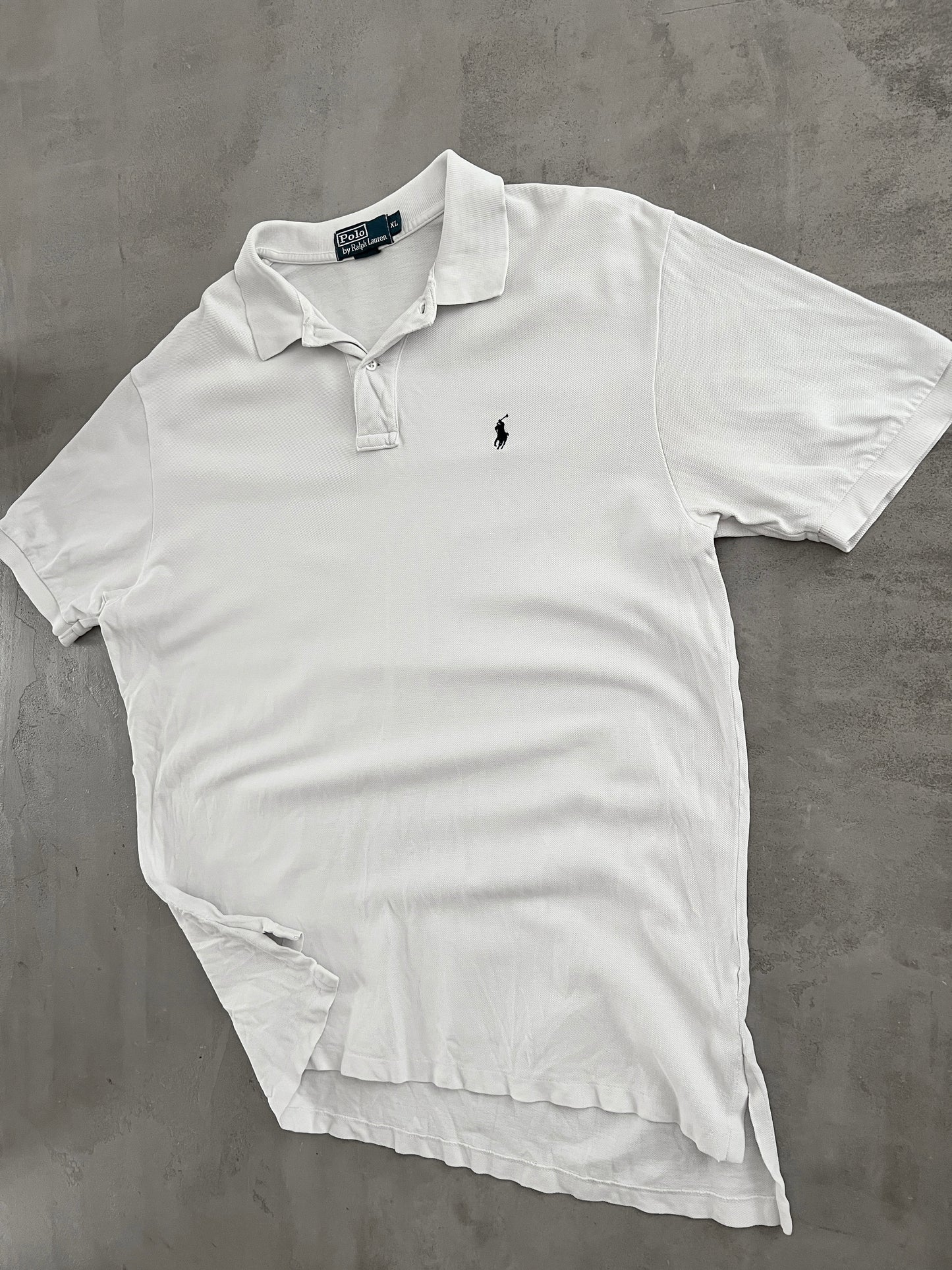 WHITE RALPH LAUREN POLO - 2000S - XL