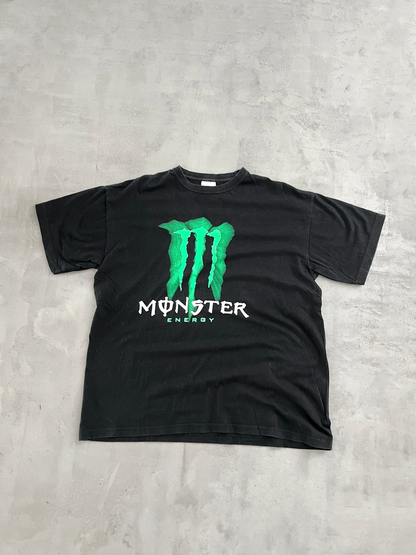 BLACK MONSTER TEE - 2000S - L