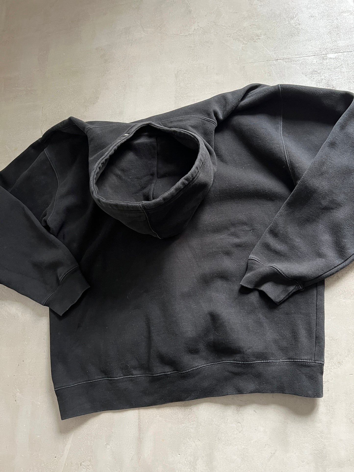 BLACK MERCEDES BENZ HOODIE - 1990S - XL/XXL