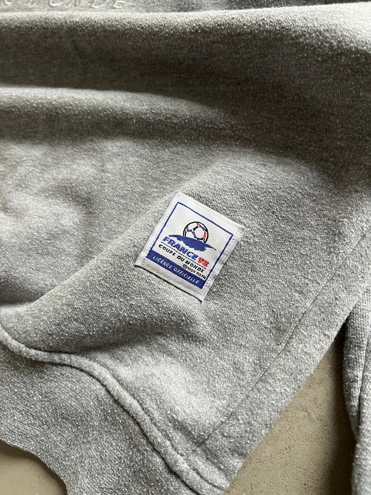 GREY FRANCE WORLD CUP ADIDAS SWEATER - 1998 - L