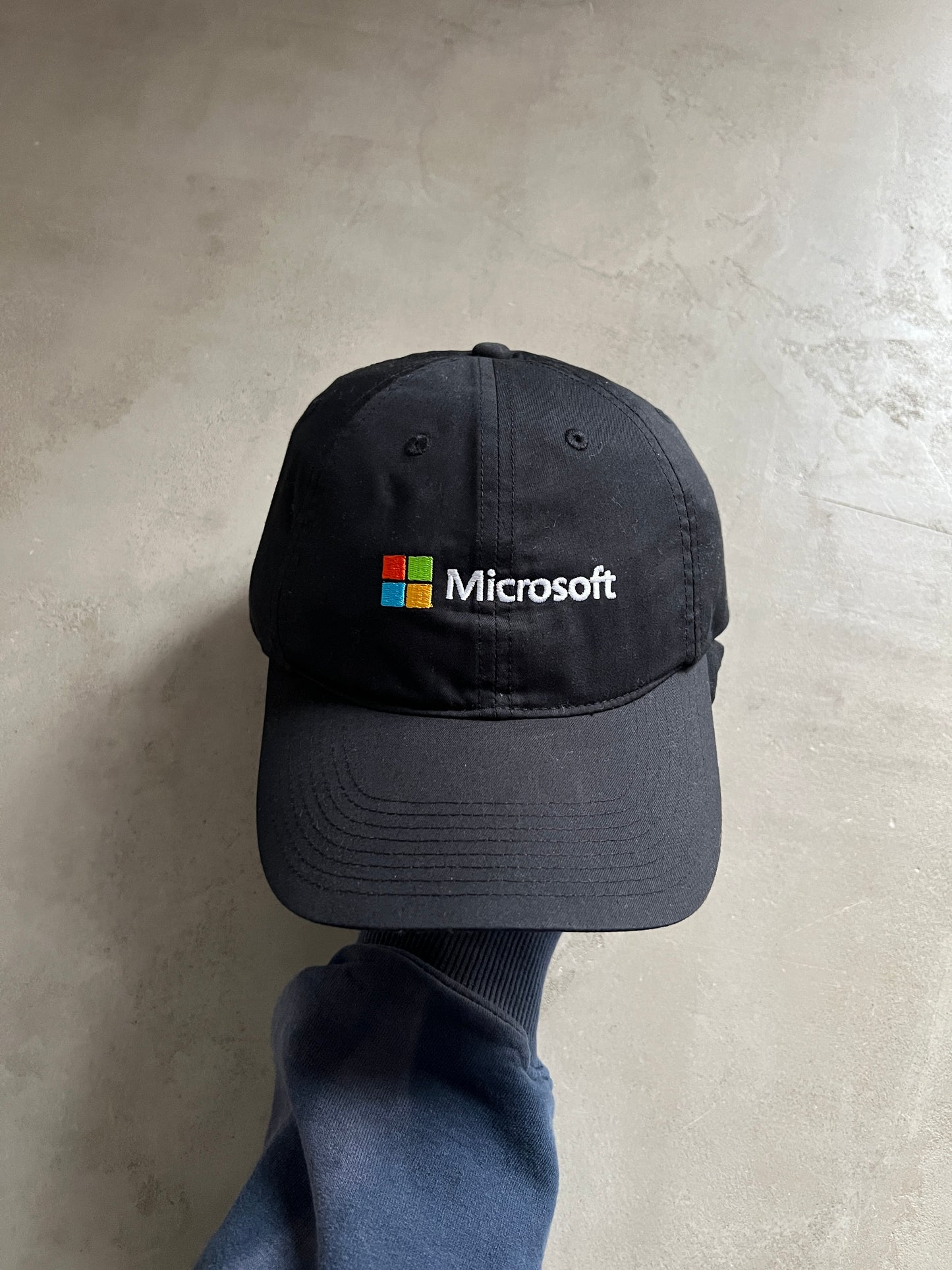 BLACK MICROSOFT X NIKE GOLF CAP - 2000S