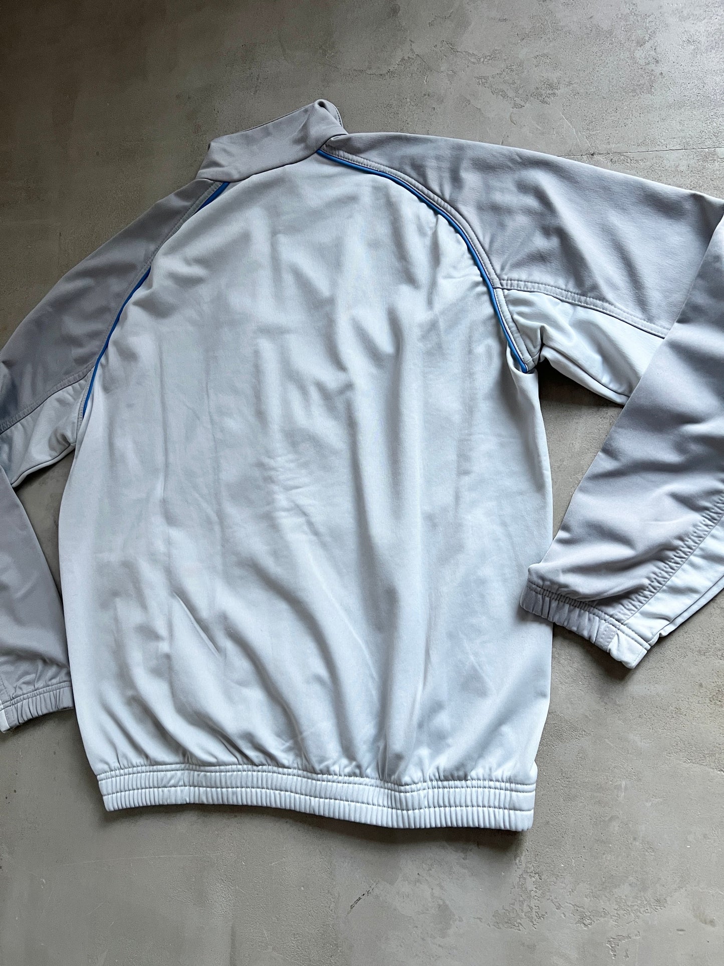 GREY NIKE TRACK JACKET - 2000S - M