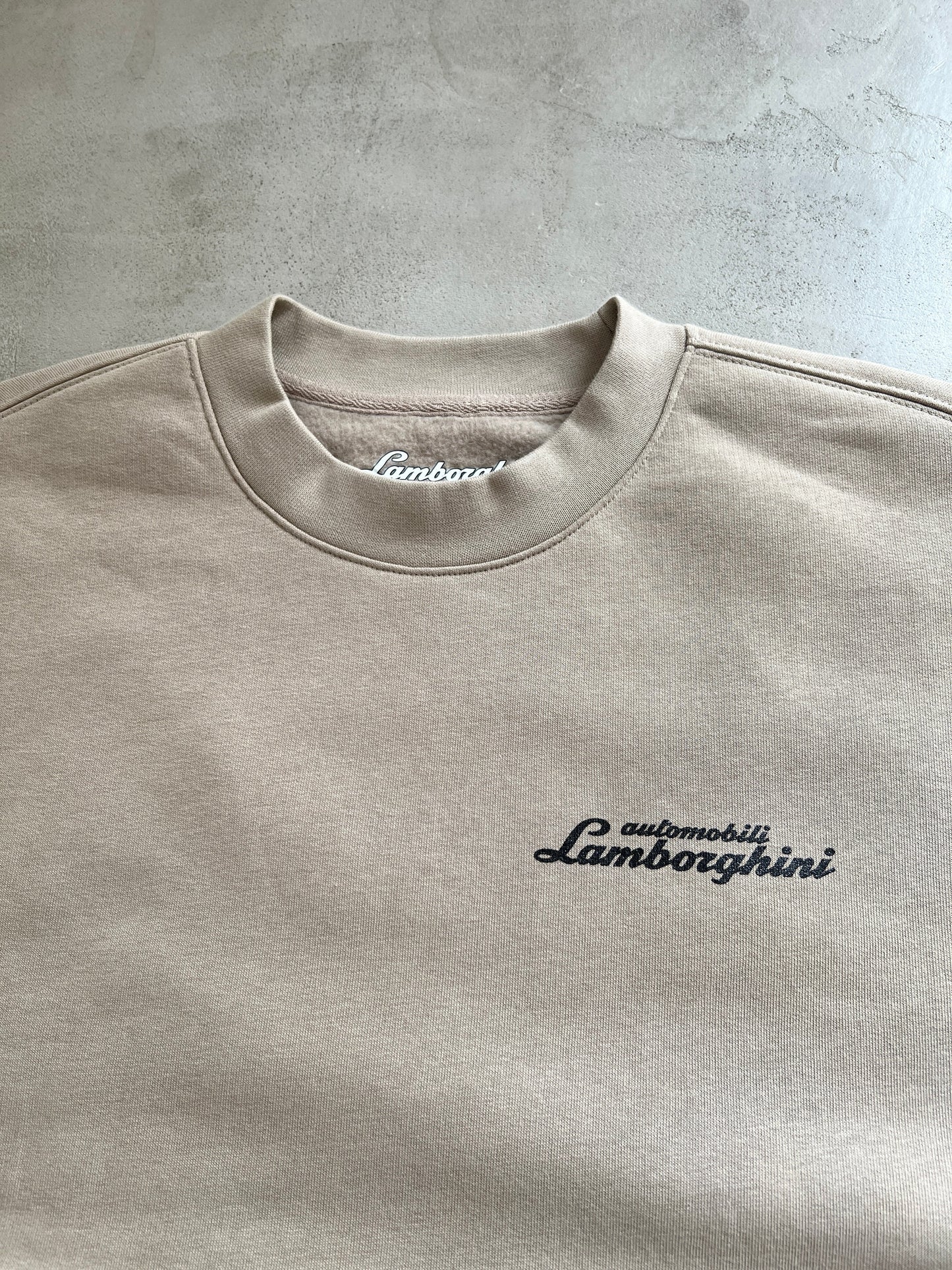 BEIGE LAMBORGHINI SWEATER - 2000S -  XL/L