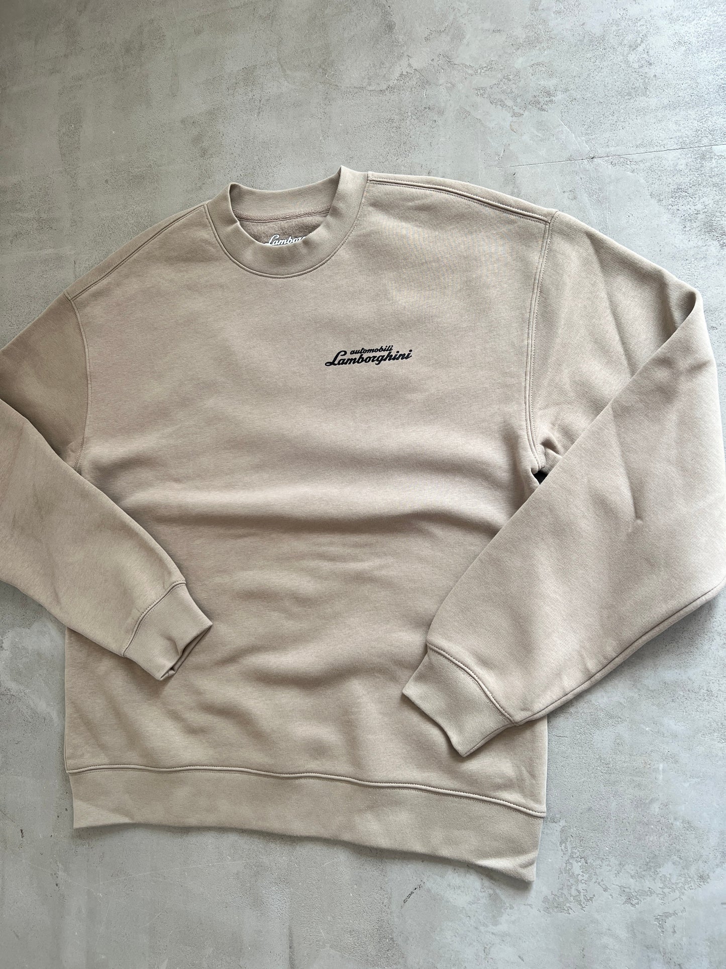 BEIGE LAMBORGHINI SWEATER - 2000S -  XL/L