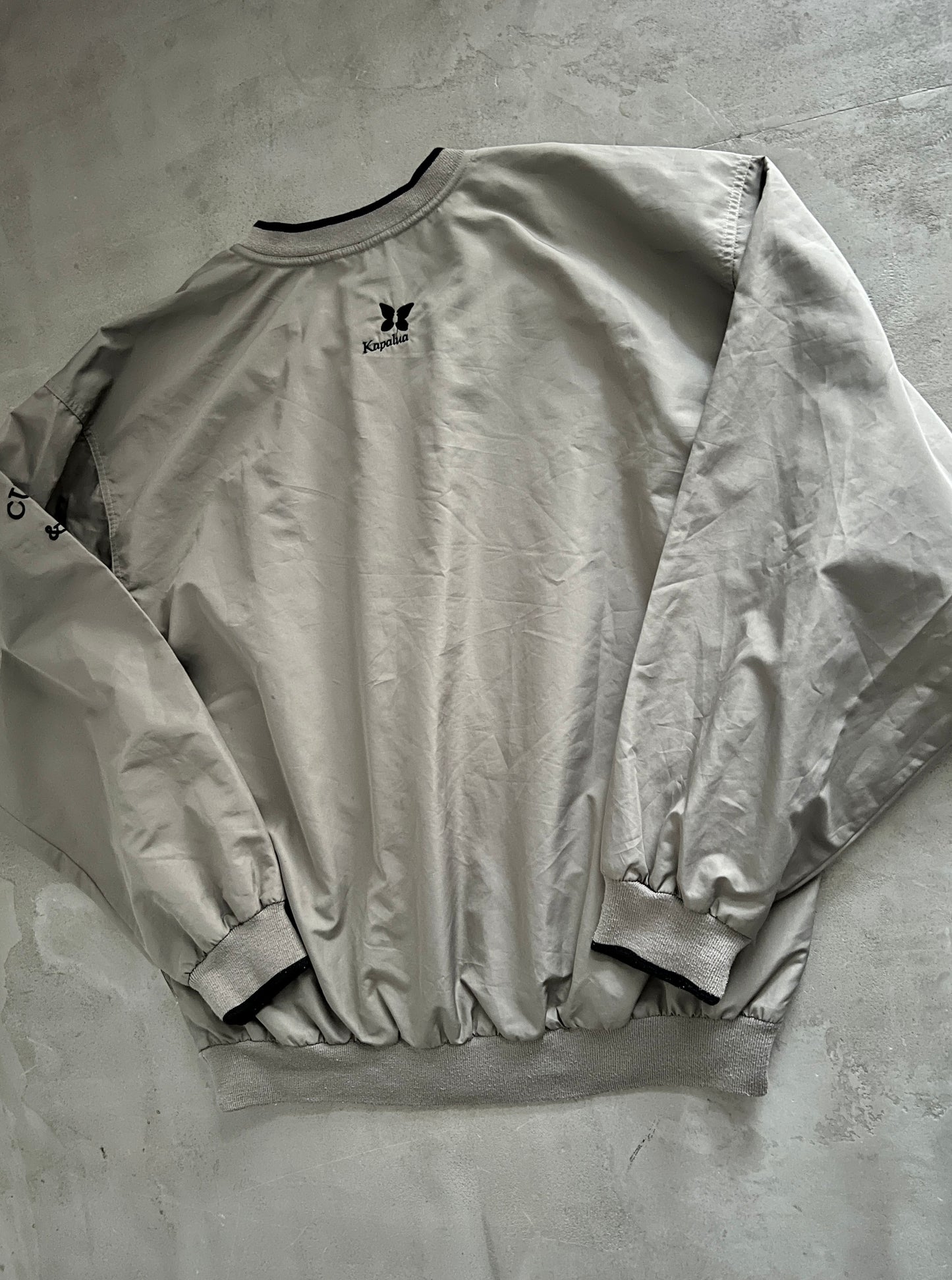 BEIGE MERCEDES BENZ SWEATER - 2000S - XL/L