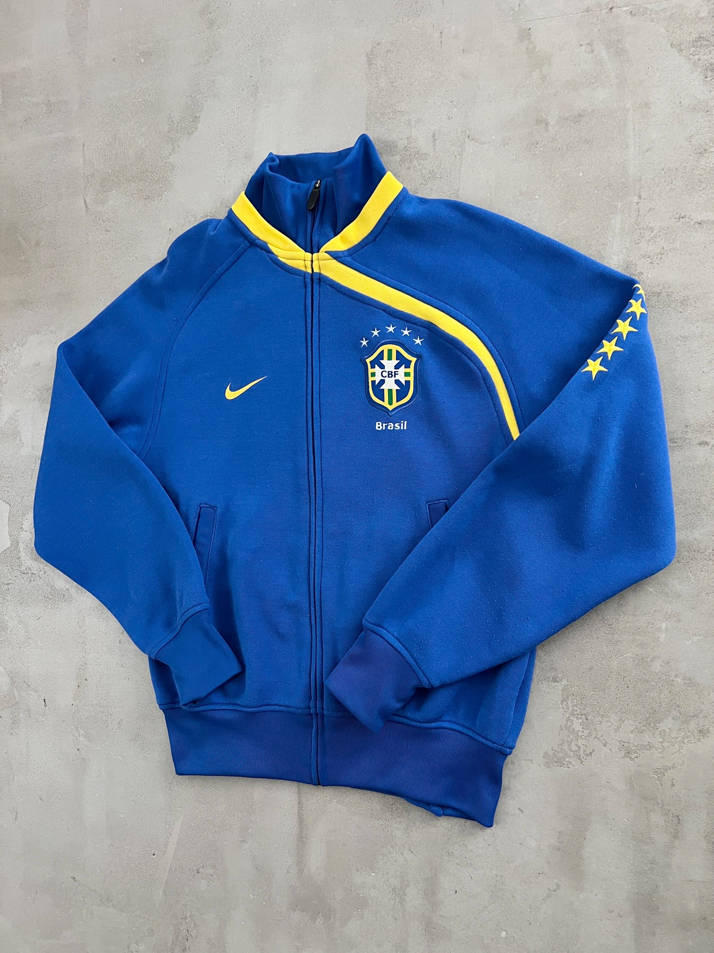 BLUE BRAZIL NIKE JACKET - 2000S - S