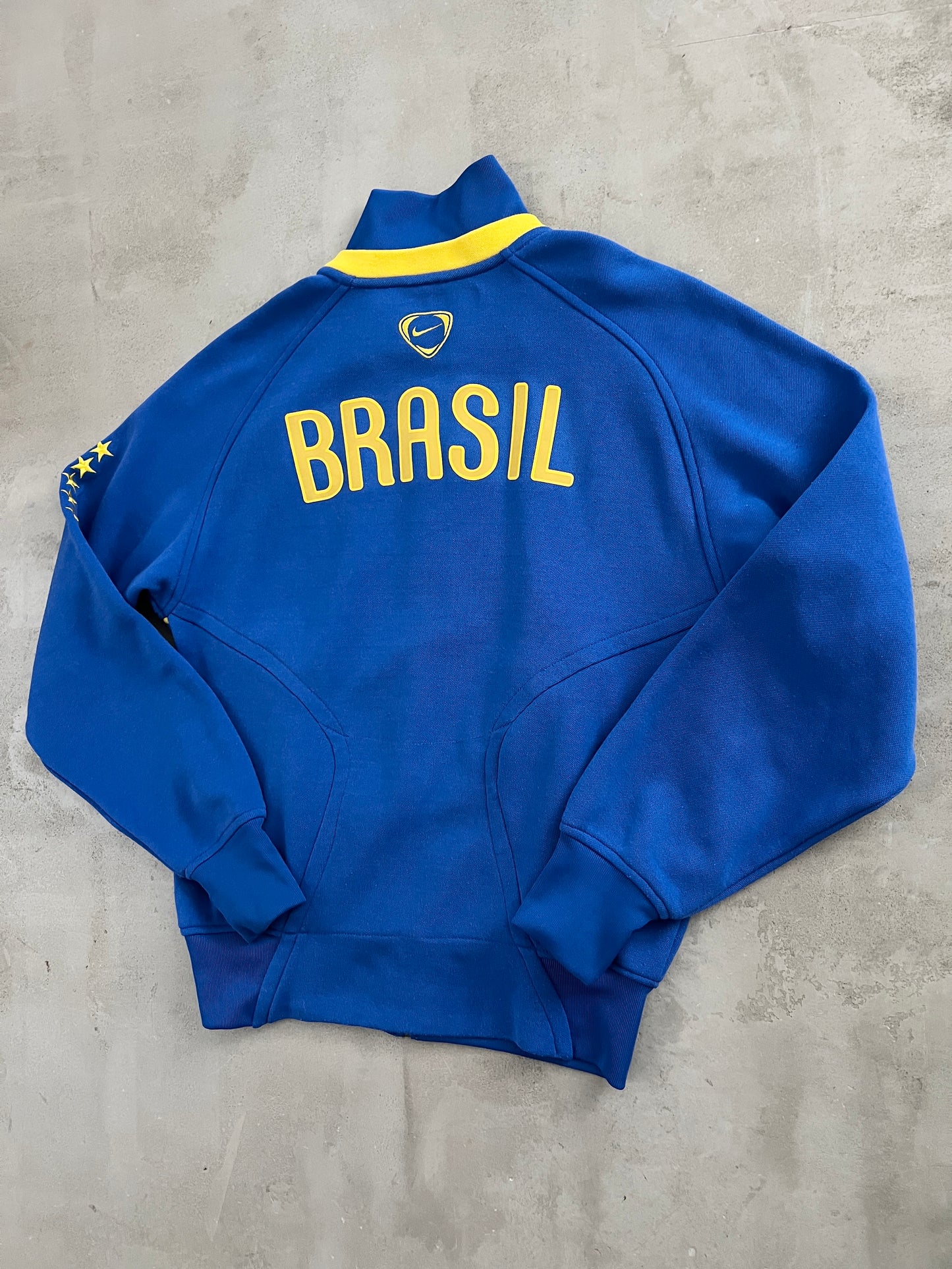 BLUE BRAZIL NIKE JACKET - 2000S - S