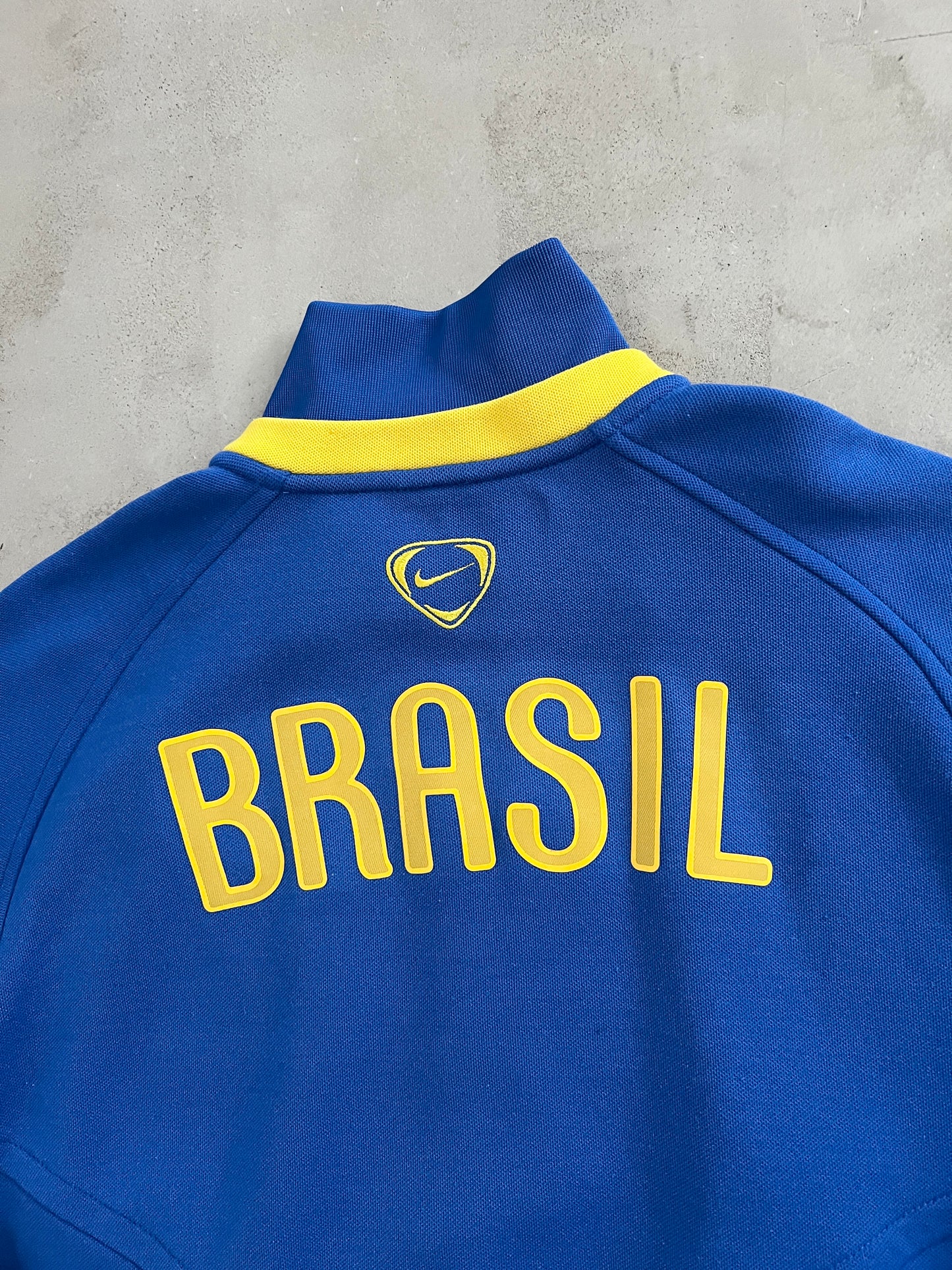 BLUE BRAZIL NIKE JACKET - 2000S - S