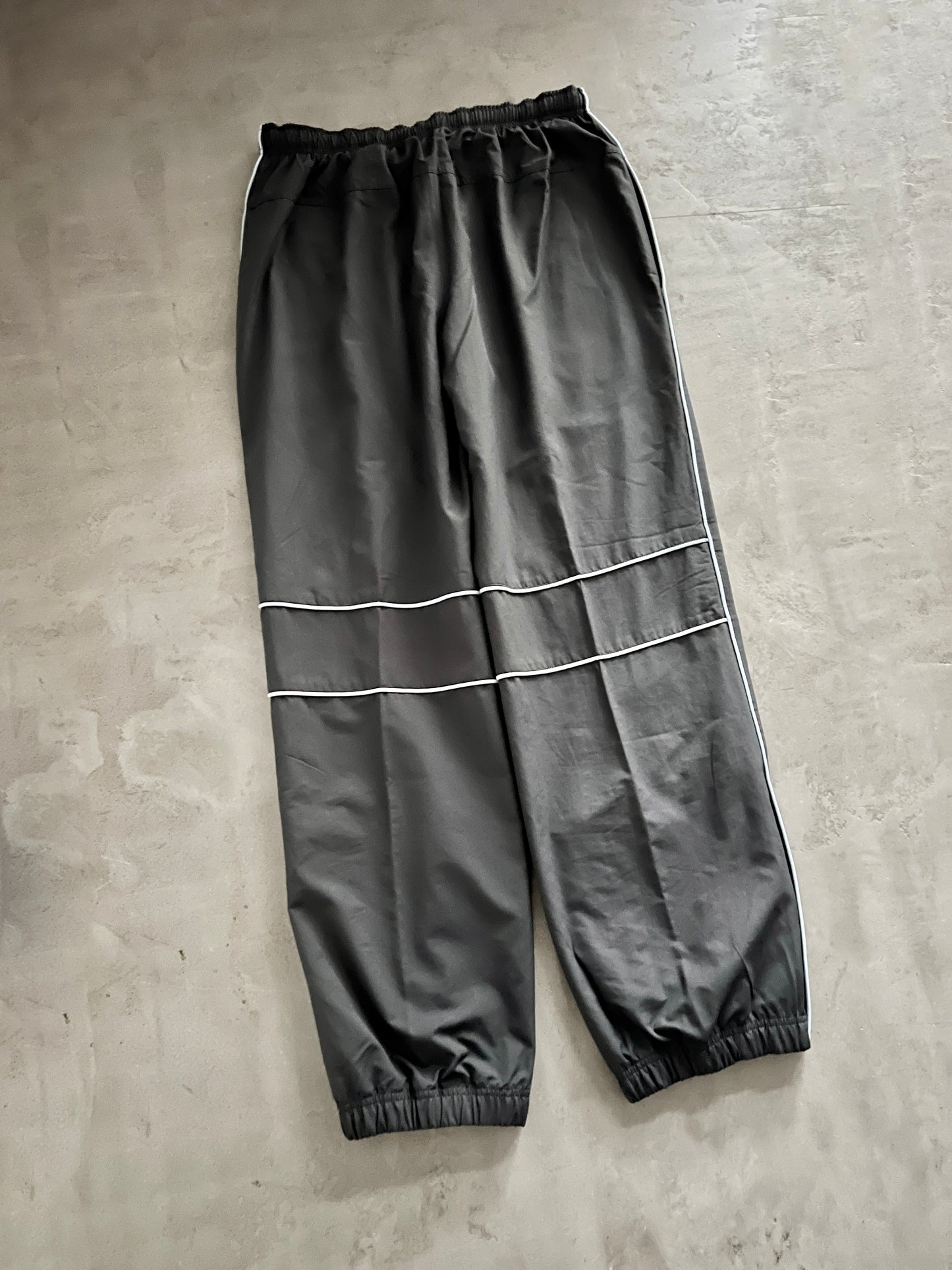 GREY/BABY BLUE NIKE TRACK PANTS - 2000S - L