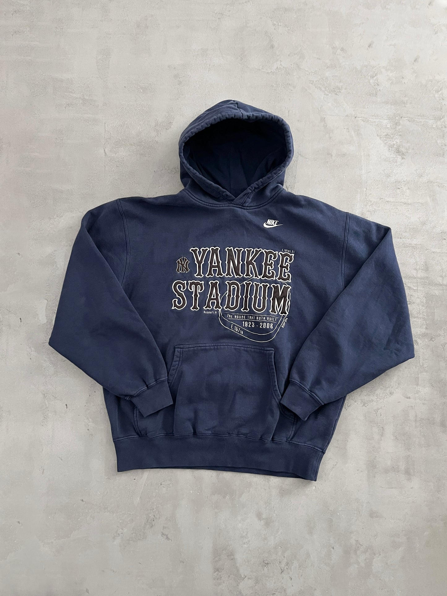 NAVY YANKEES HOODIE - 2008 - L