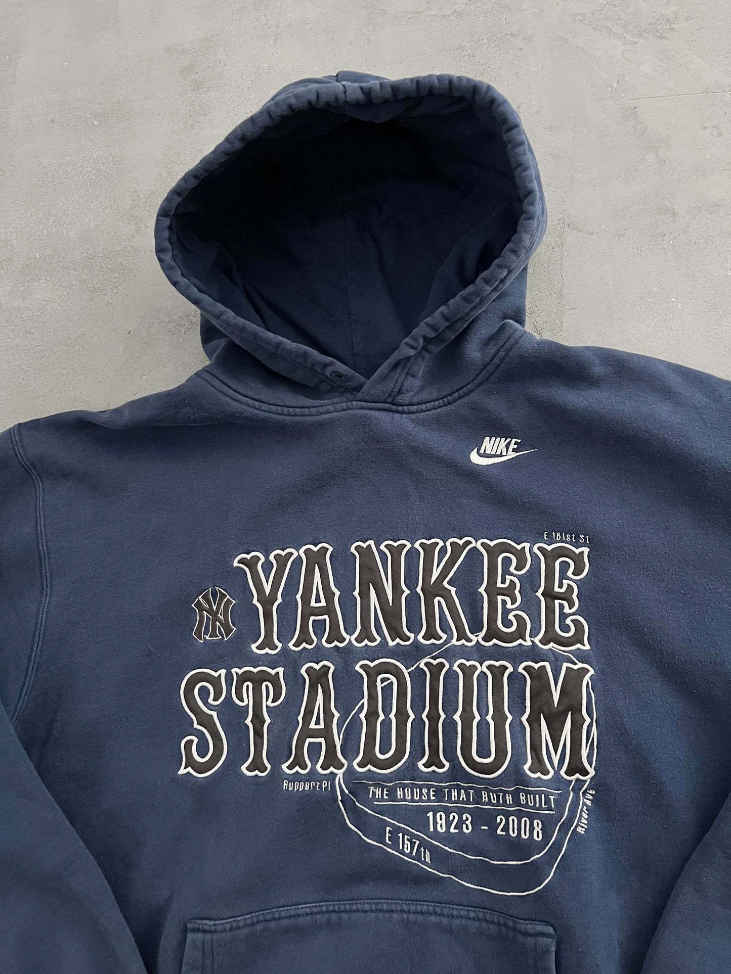 NAVY YANKEES HOODIE - 2008 - L