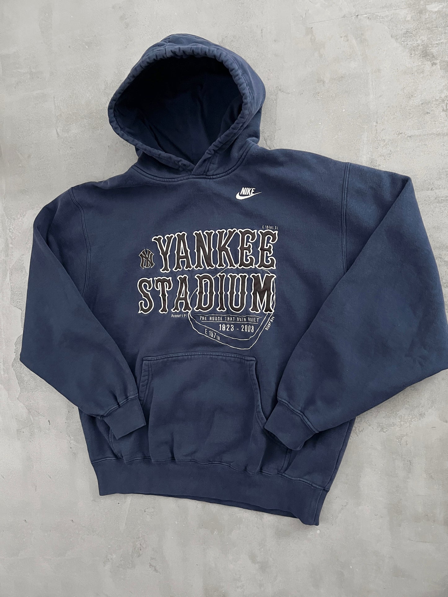 NAVY YANKEES HOODIE - 2008 - L