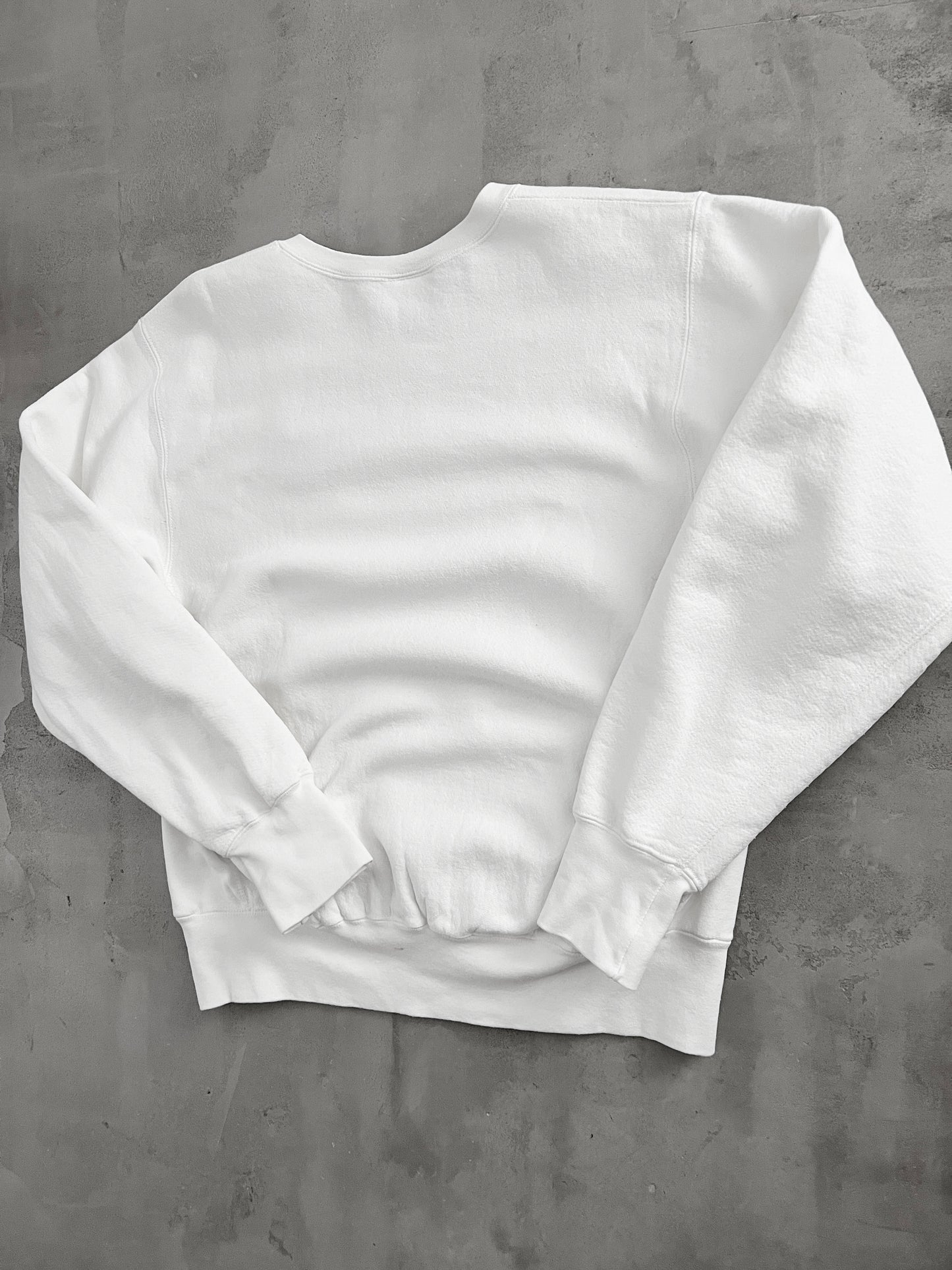 WHITE AUDI X VW SWEATER - 1990S - XL/L