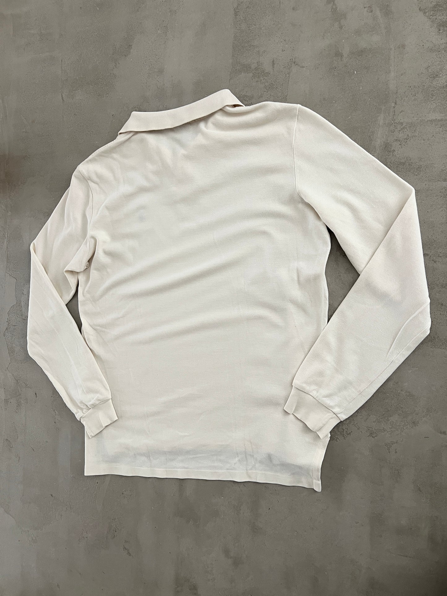 WHITE RALPH LAUREN LONGSLEEVE - 2000S - S