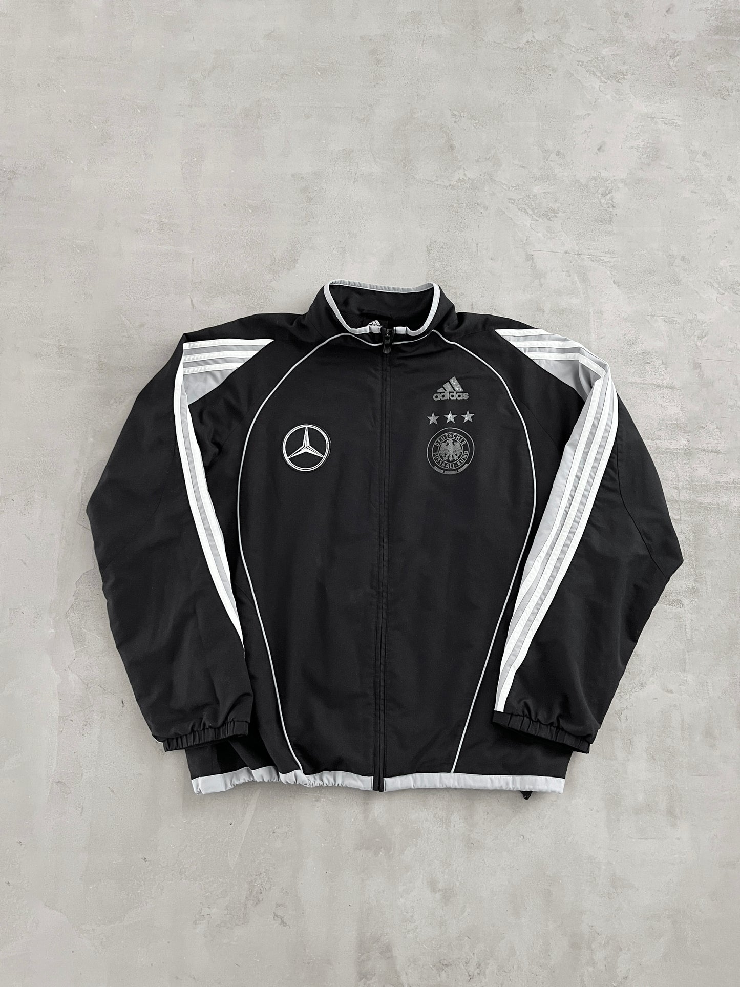 BLACK GERMANY ADIDAS JACKET - 2000S - XL