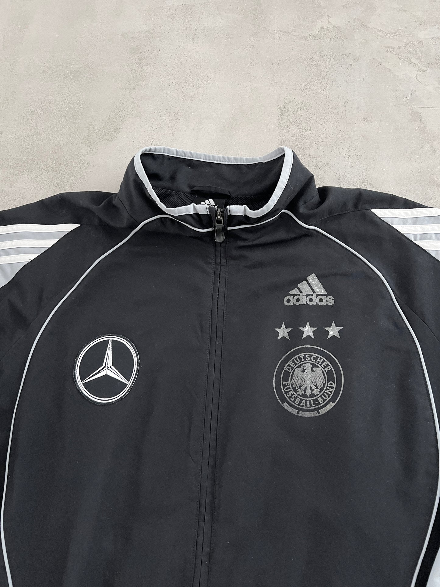 BLACK GERMANY ADIDAS JACKET - 2000S - XL