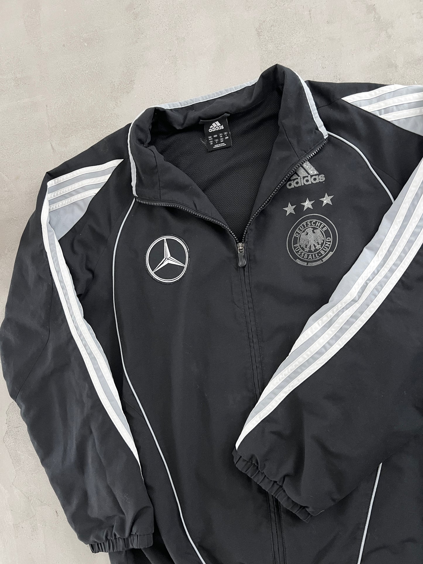 BLACK GERMANY ADIDAS JACKET - 2000S - XL
