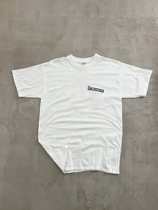 WHITE MICHELIN 24H LE MANS TEE - 2000S - L