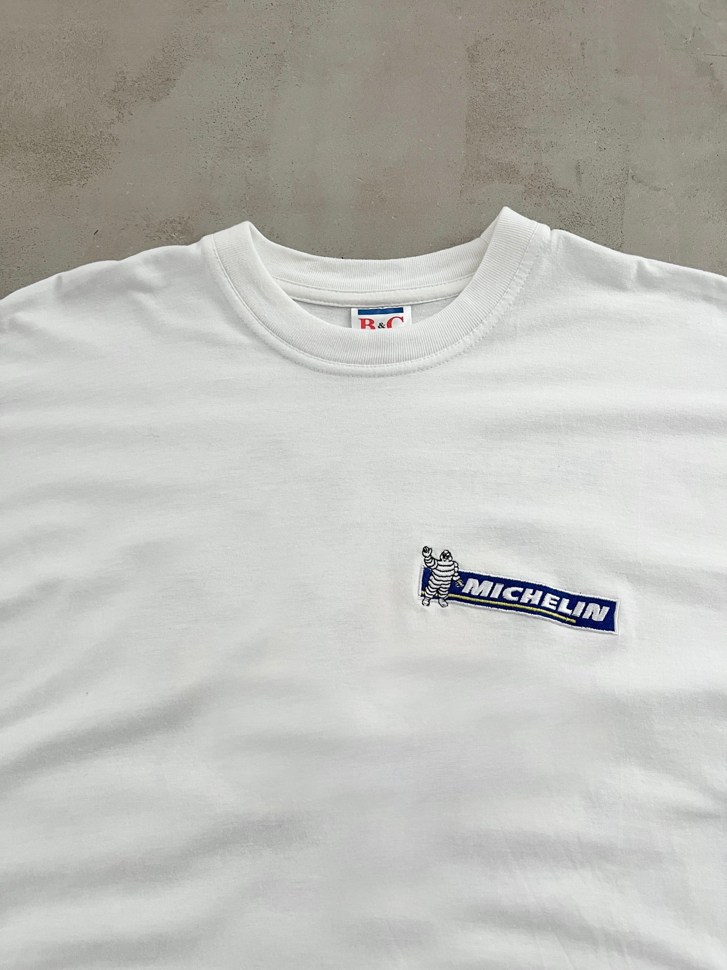 WHITE MICHELIN 24H LE MANS TEE - 2000S - L