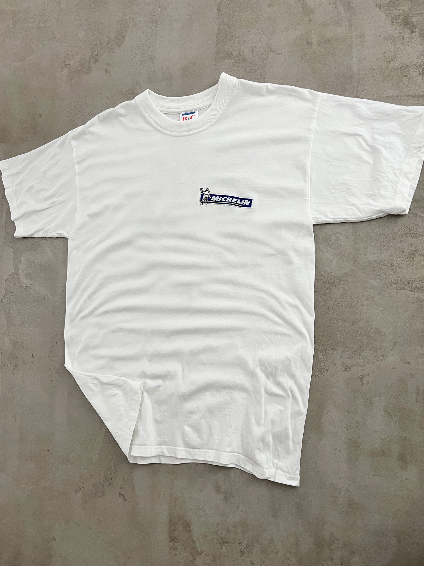 WHITE MICHELIN 24H LE MANS TEE - 2000S - L
