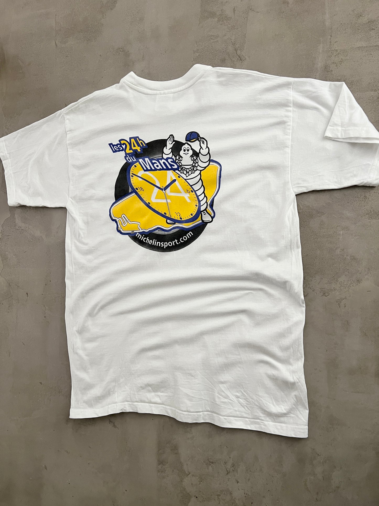 WHITE MICHELIN 24H LE MANS TEE - 2000S - L