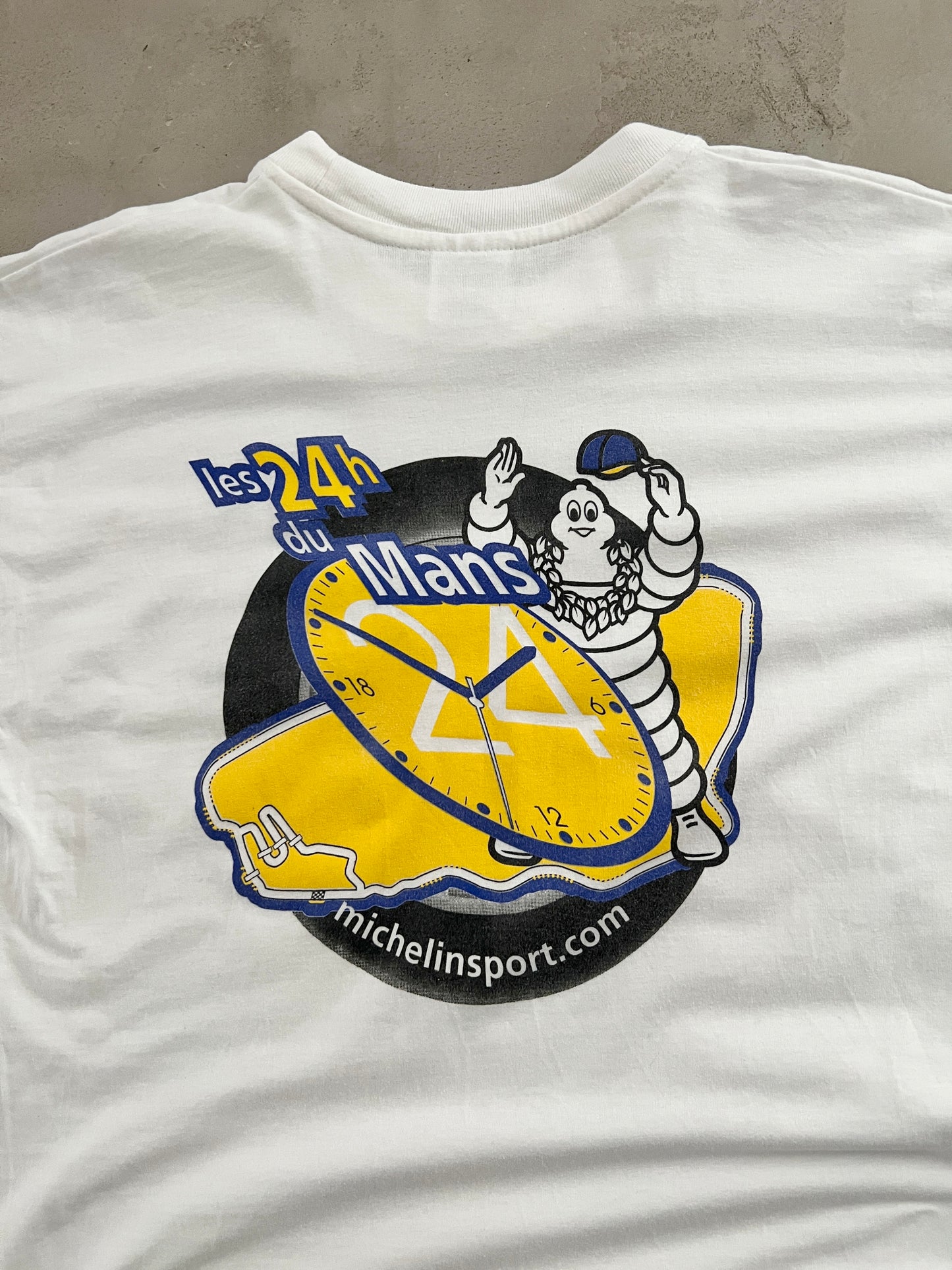 WHITE MICHELIN 24H LE MANS TEE - 2000S - L