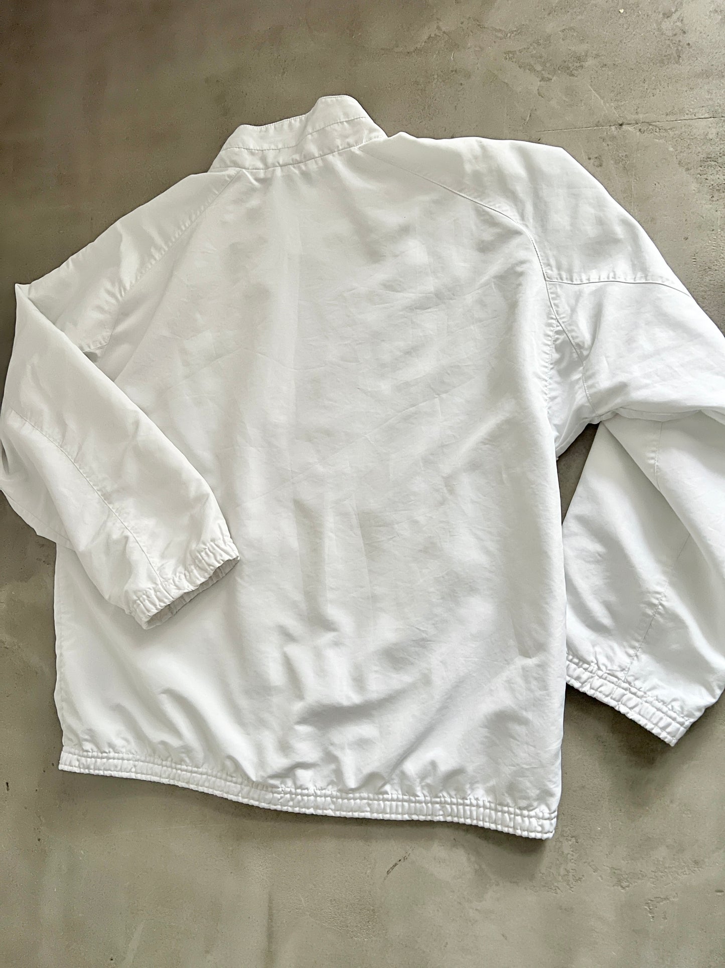 WHITE MANCHESTER UNITED TRACK JACKET - 2000S - L