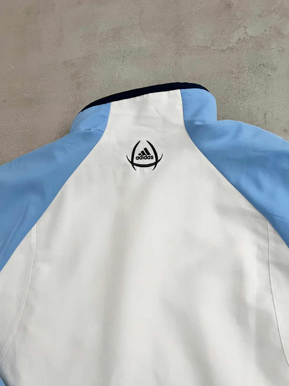 WHITE REAL MADRID JACKET - 2000S - M/L