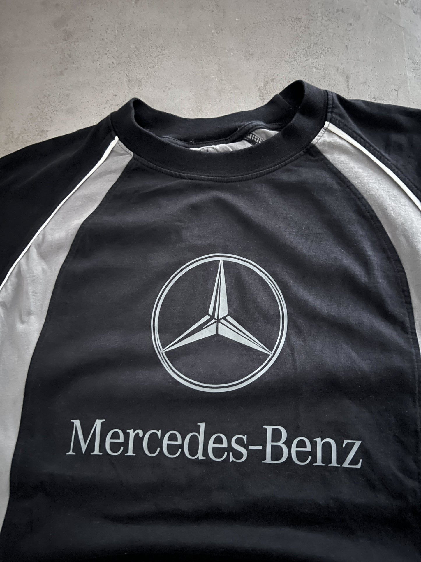 BLACK MERCEDES BENZ TEE - 2000S - M