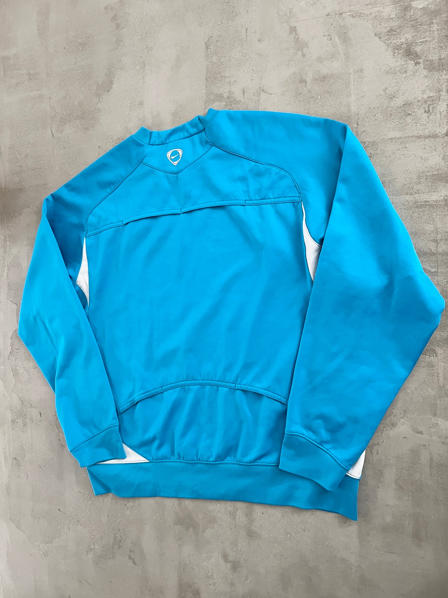 BABY BLUE PSV EINDHOVEN NIKE SWEATER - 2000S - XL/L