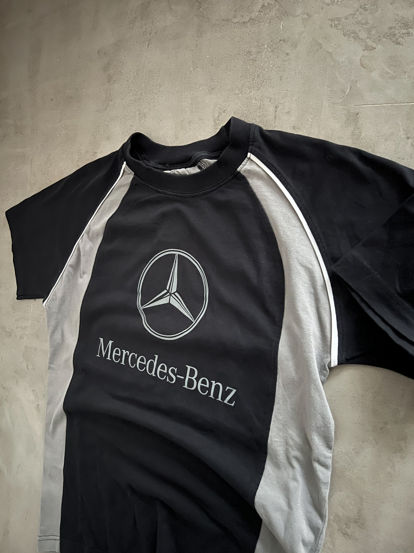 BLACK MERCEDES BENZ TEE - 2000S - M