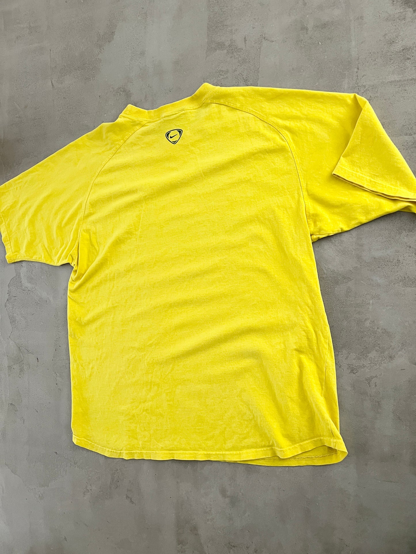 YELLOW BRAZIL NIKE TEE - 1990S - XL/L