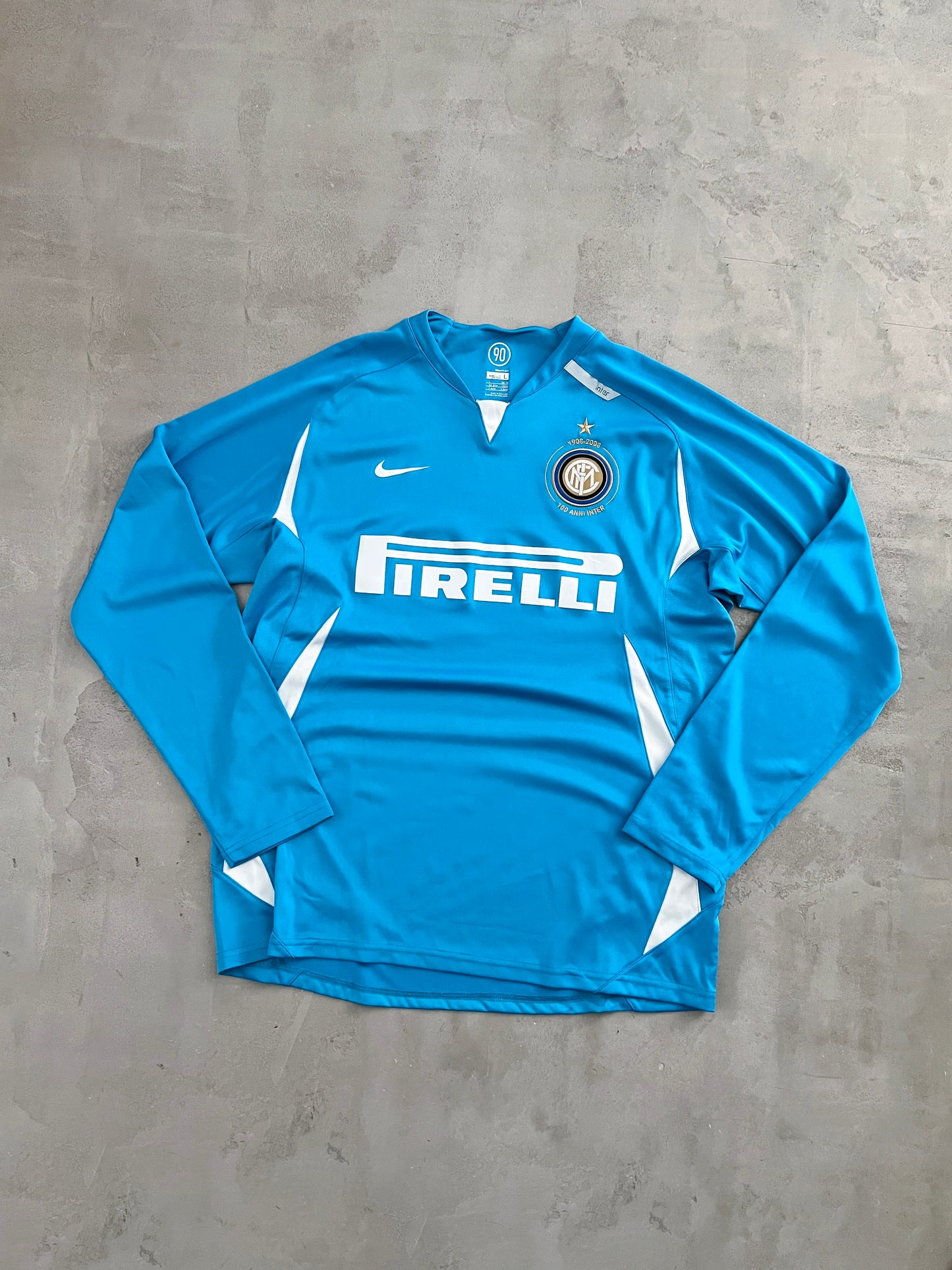 BABY BLUE INTER MILAN LONGSLEEVE - 2000S - XL