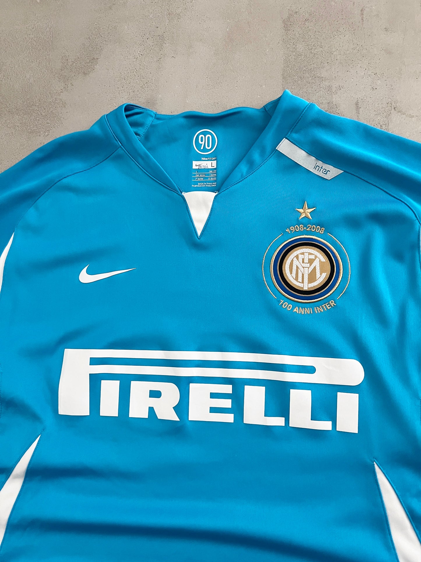 BABY BLUE INTER MILAN LONGSLEEVE - 2000S - XL