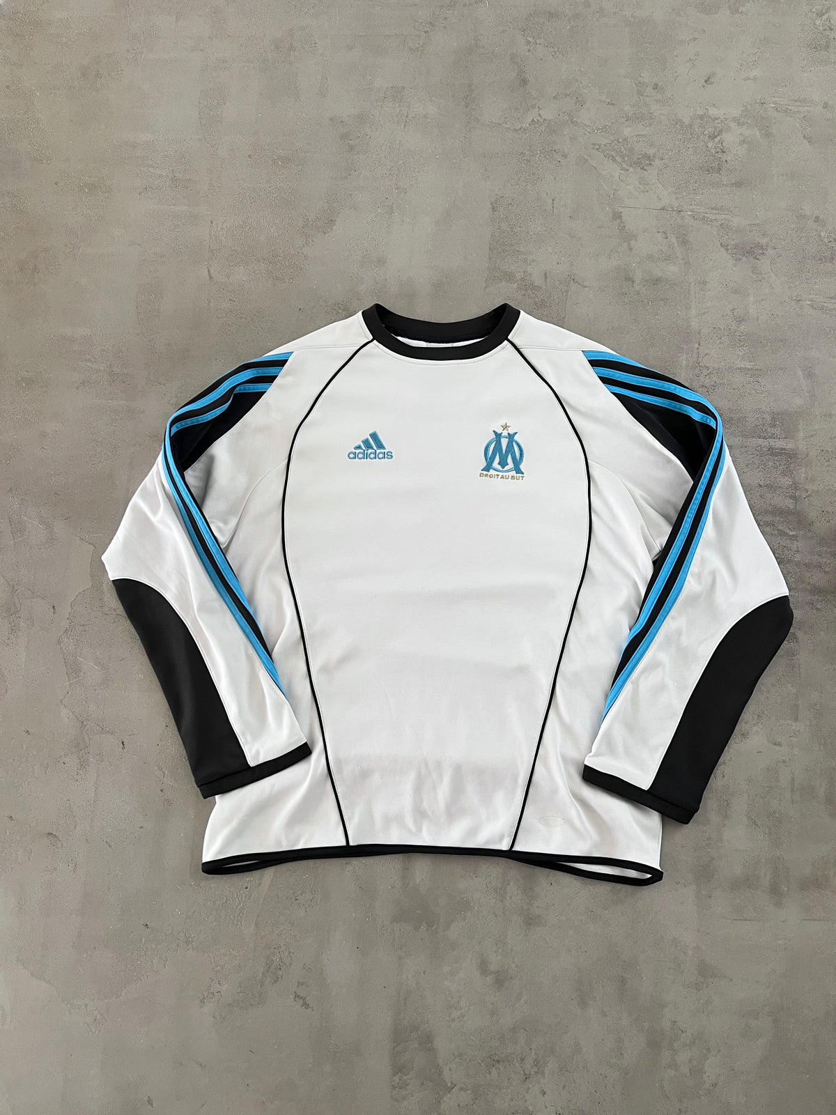WHITE MARSEILLE LONGSLEEVE - 2000S - L