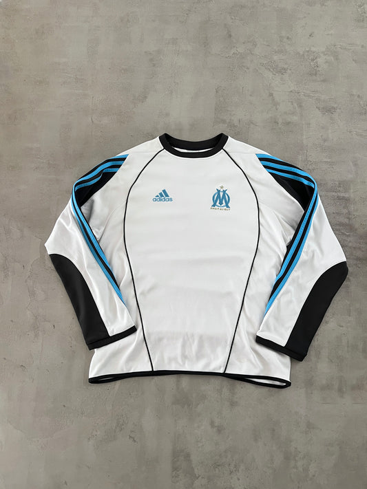 WHITE MARSEILLE LONGSLEEVE - 2000S - L