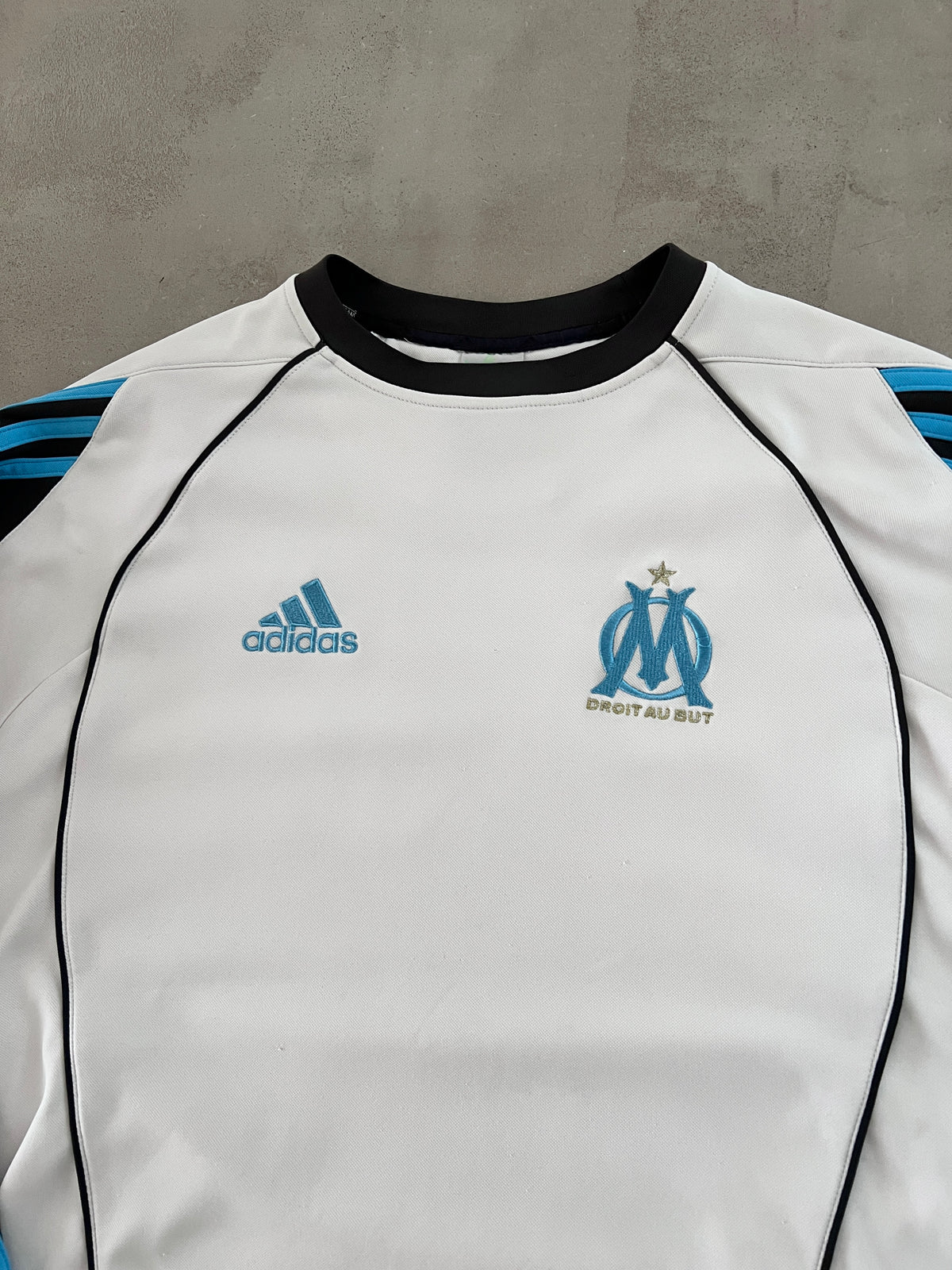 WHITE MARSEILLE LONGSLEEVE - 2000S - L