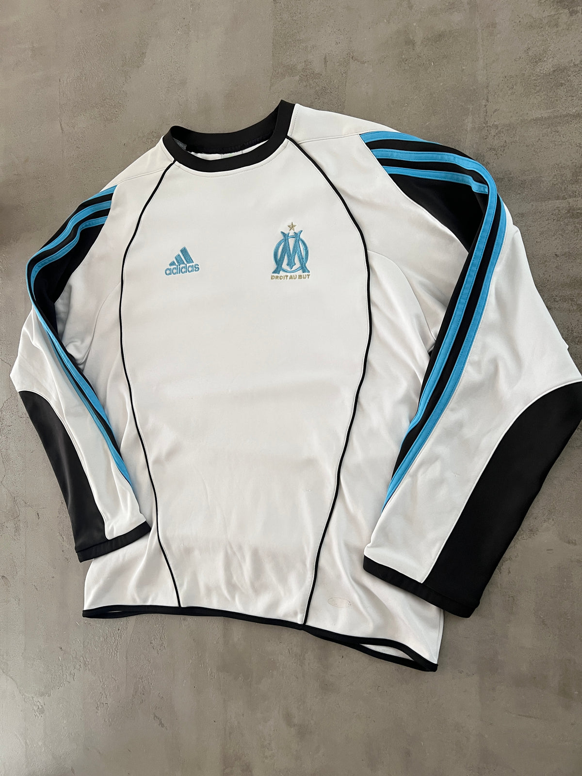 WHITE MARSEILLE LONGSLEEVE - 2000S - L