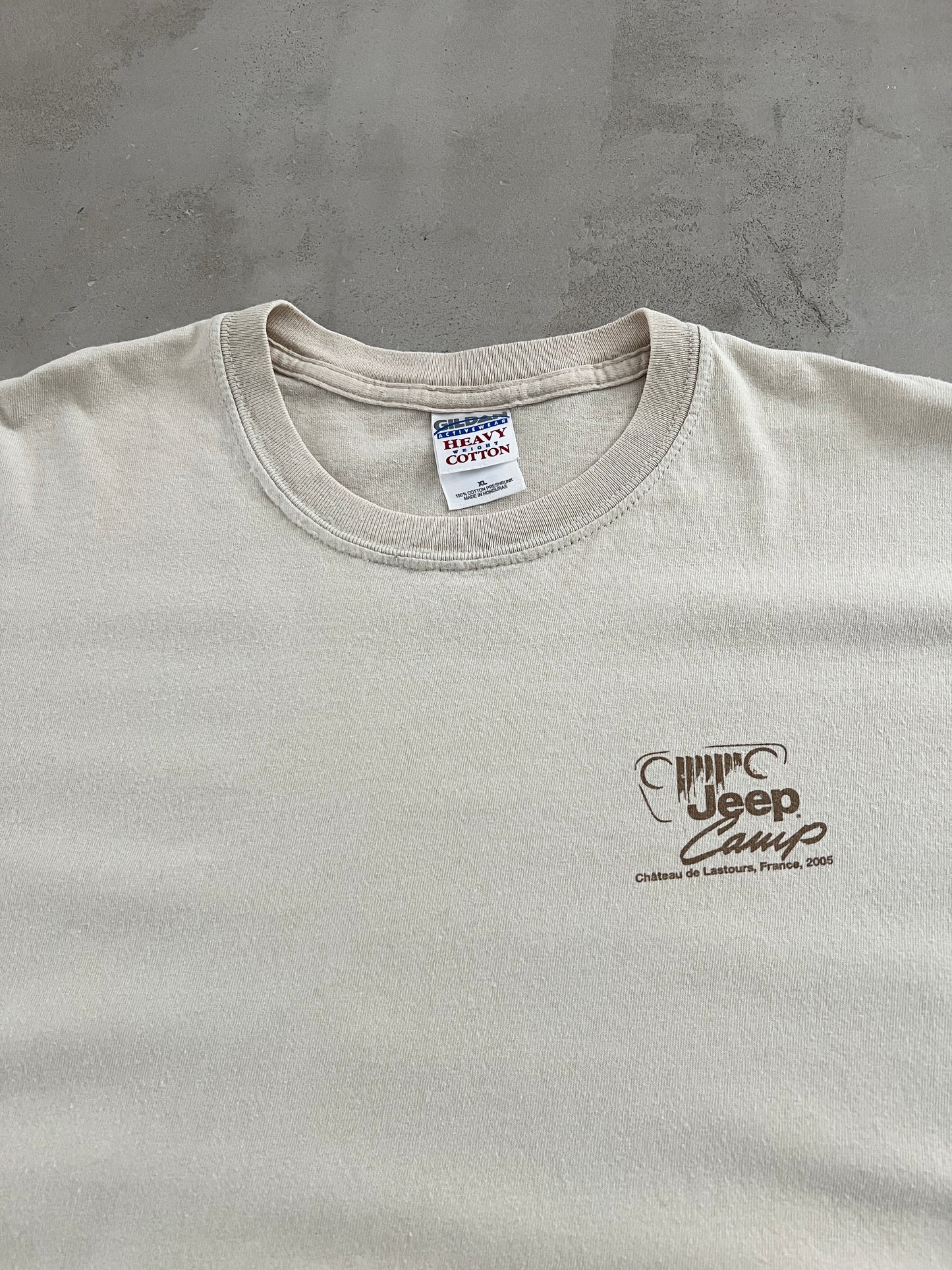 CREME JEEP FRANCE TEE - 2005 - L